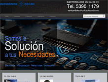 Tablet Screenshot of electronicadosmil.com